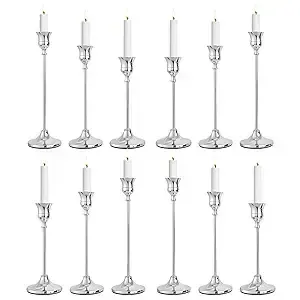 Silver Taper Candle Holder