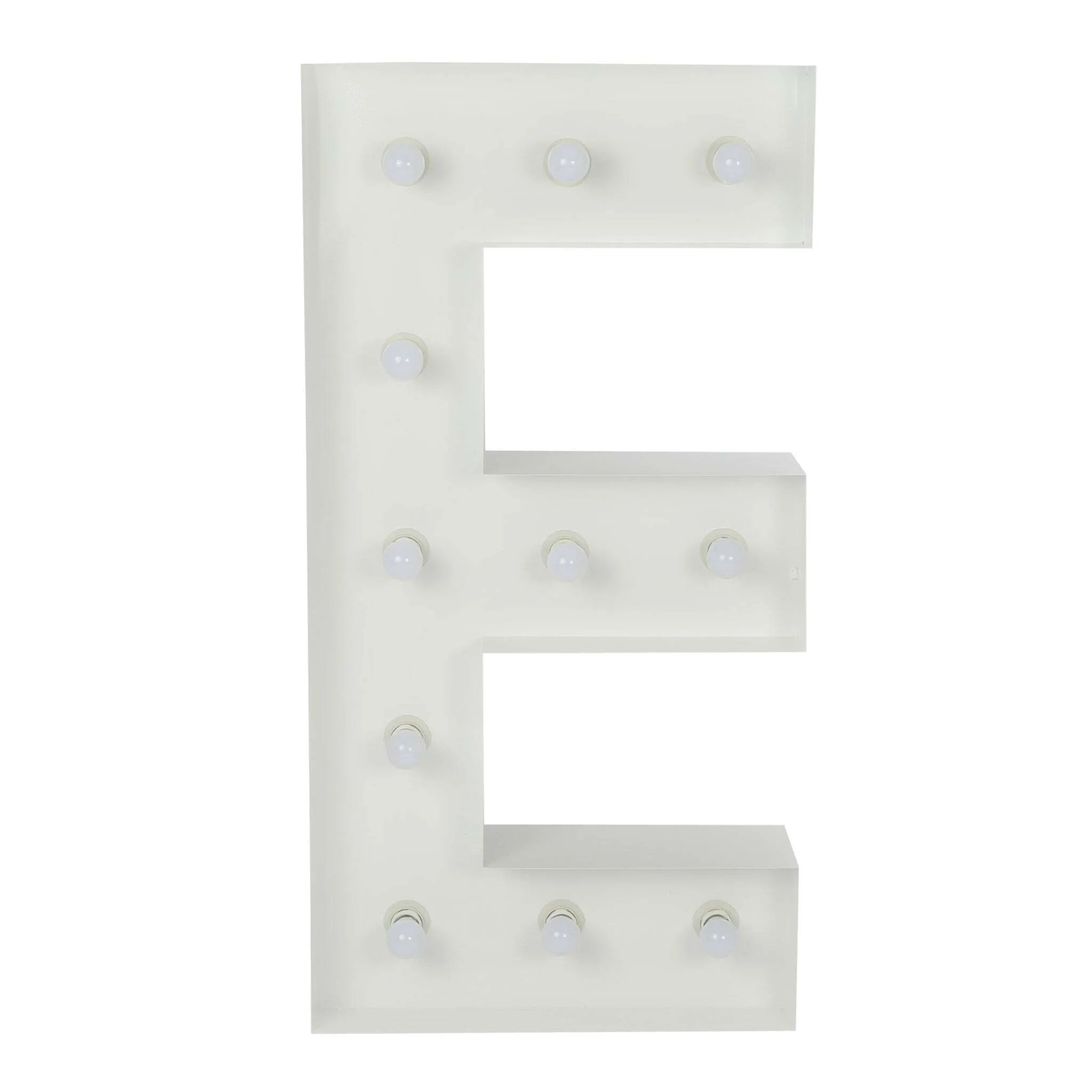 E - Marquee Letter