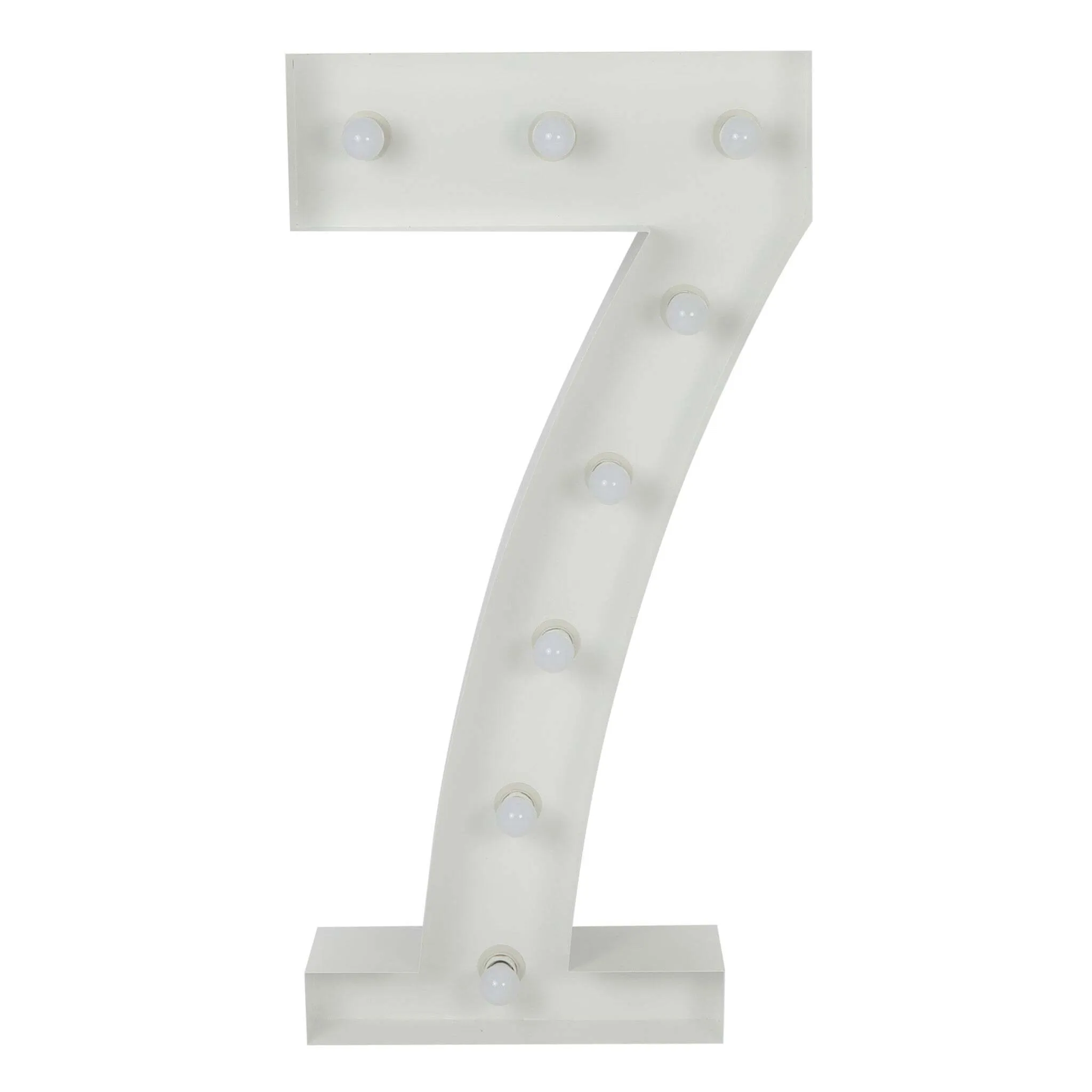 7 - Marquee Number