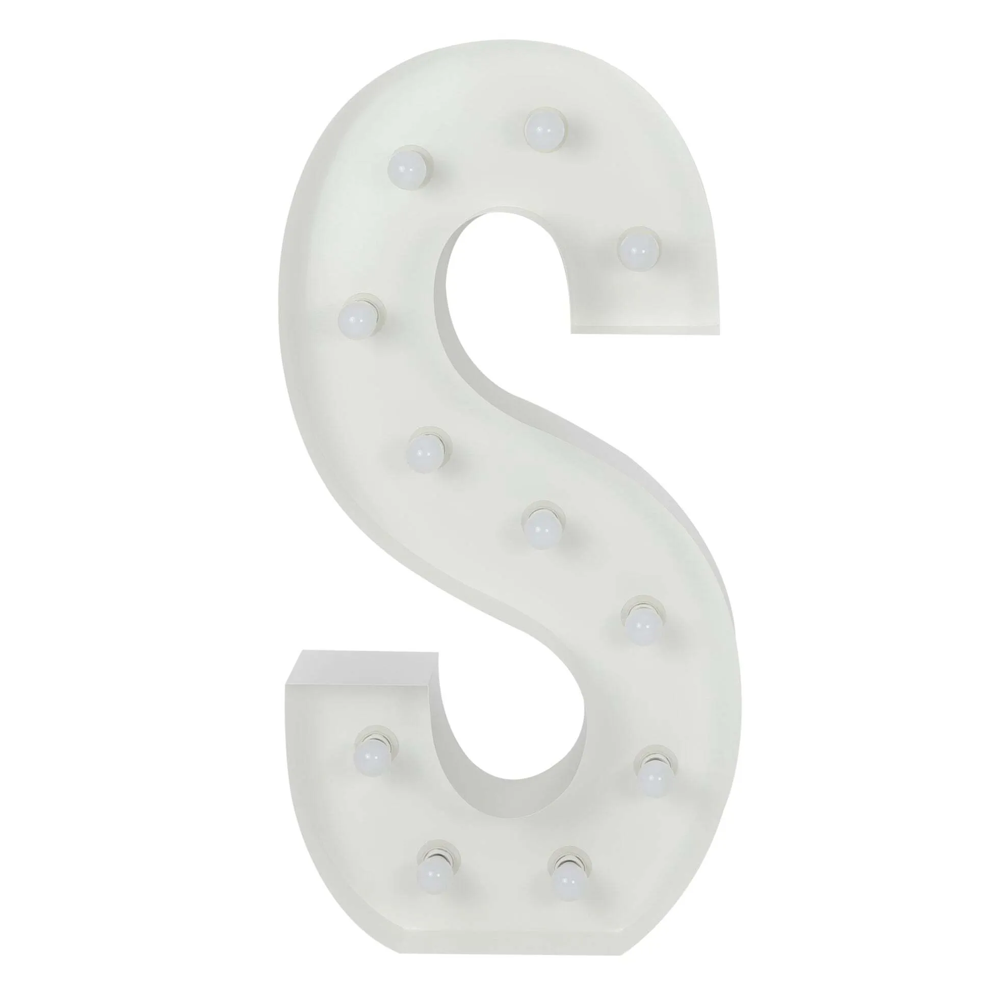 S - Marquee Letter 