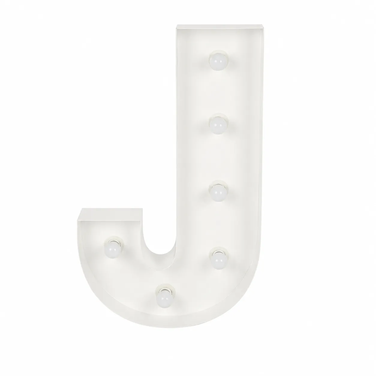 J - Marquee Letter
