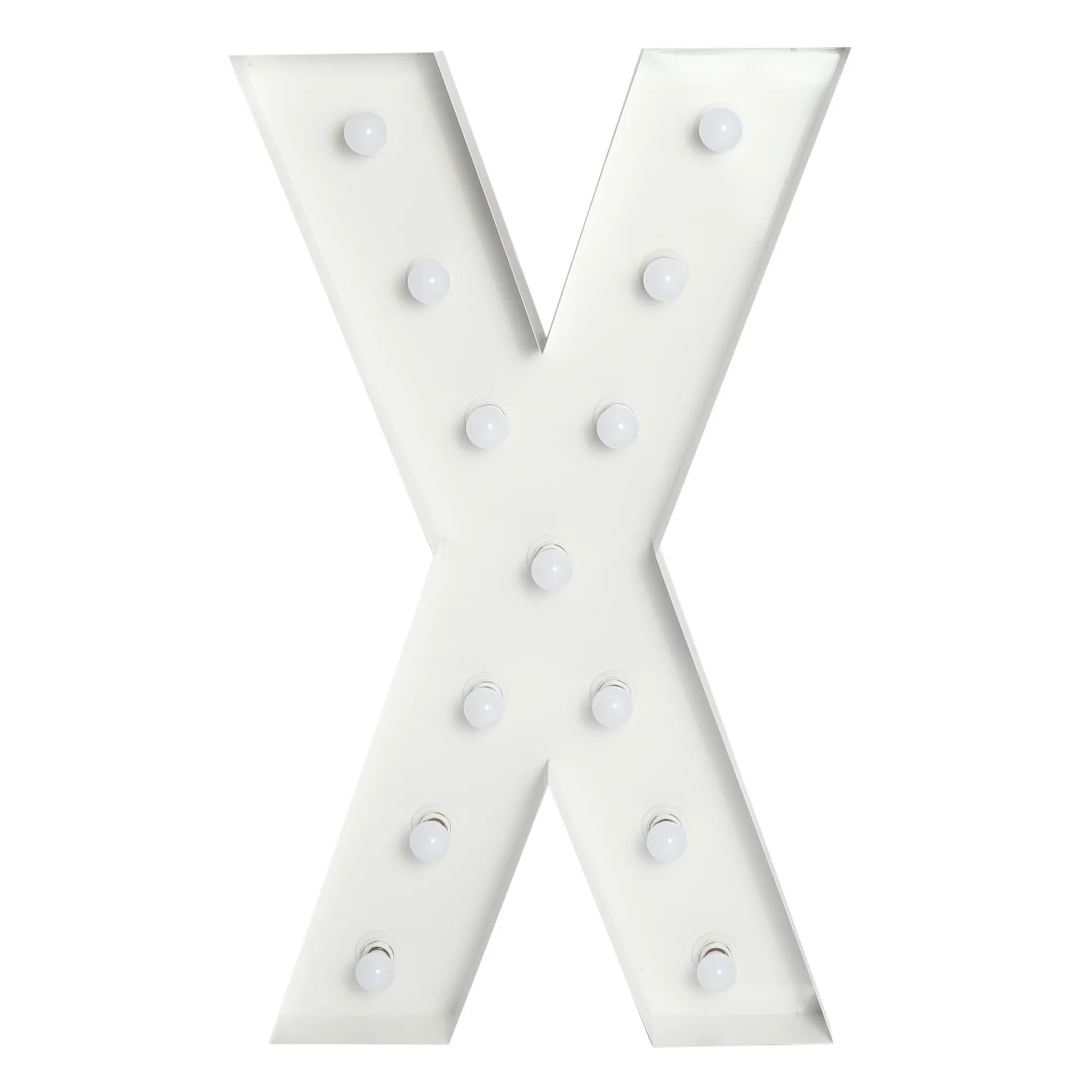 X - Marquee Letter