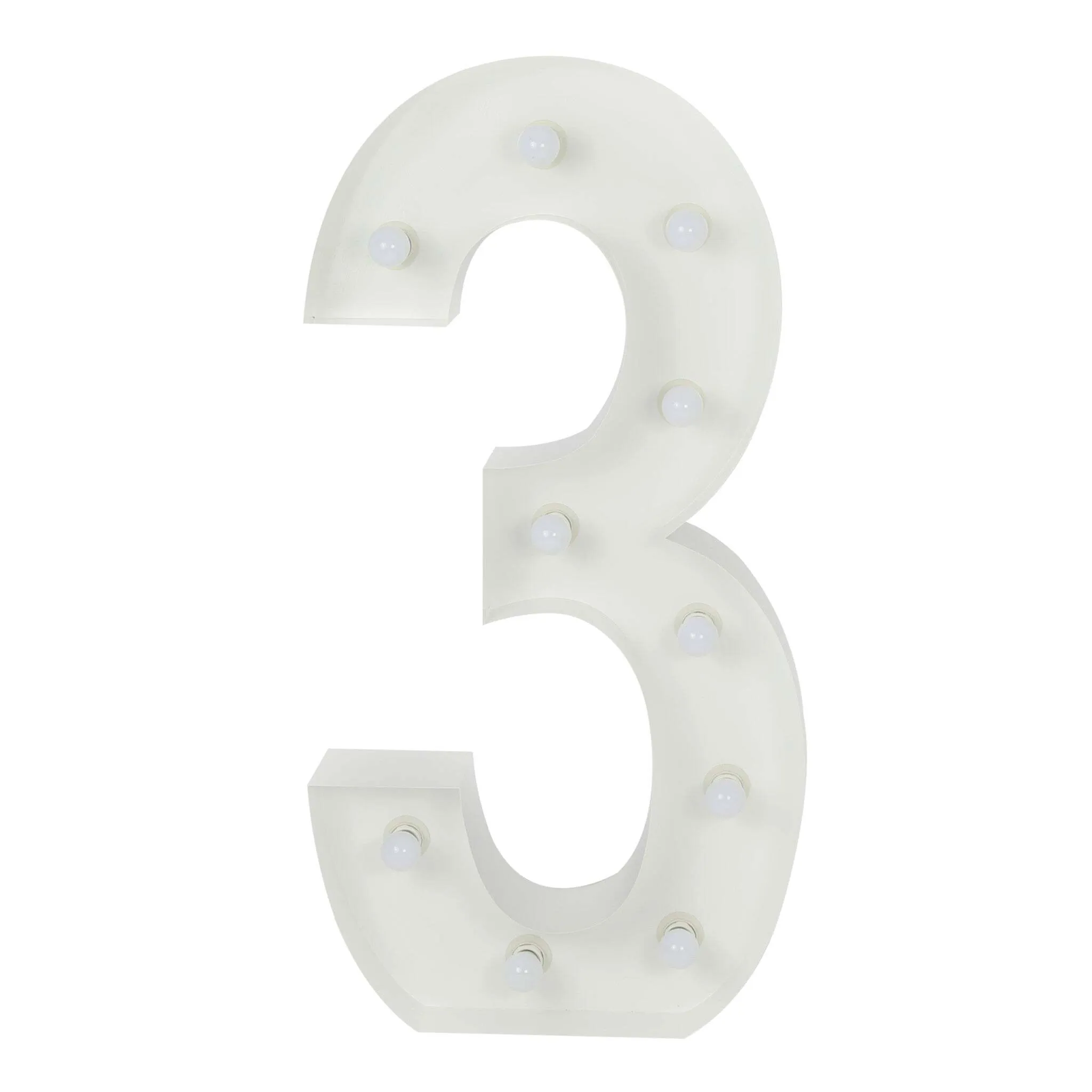 3 - Marquee Number