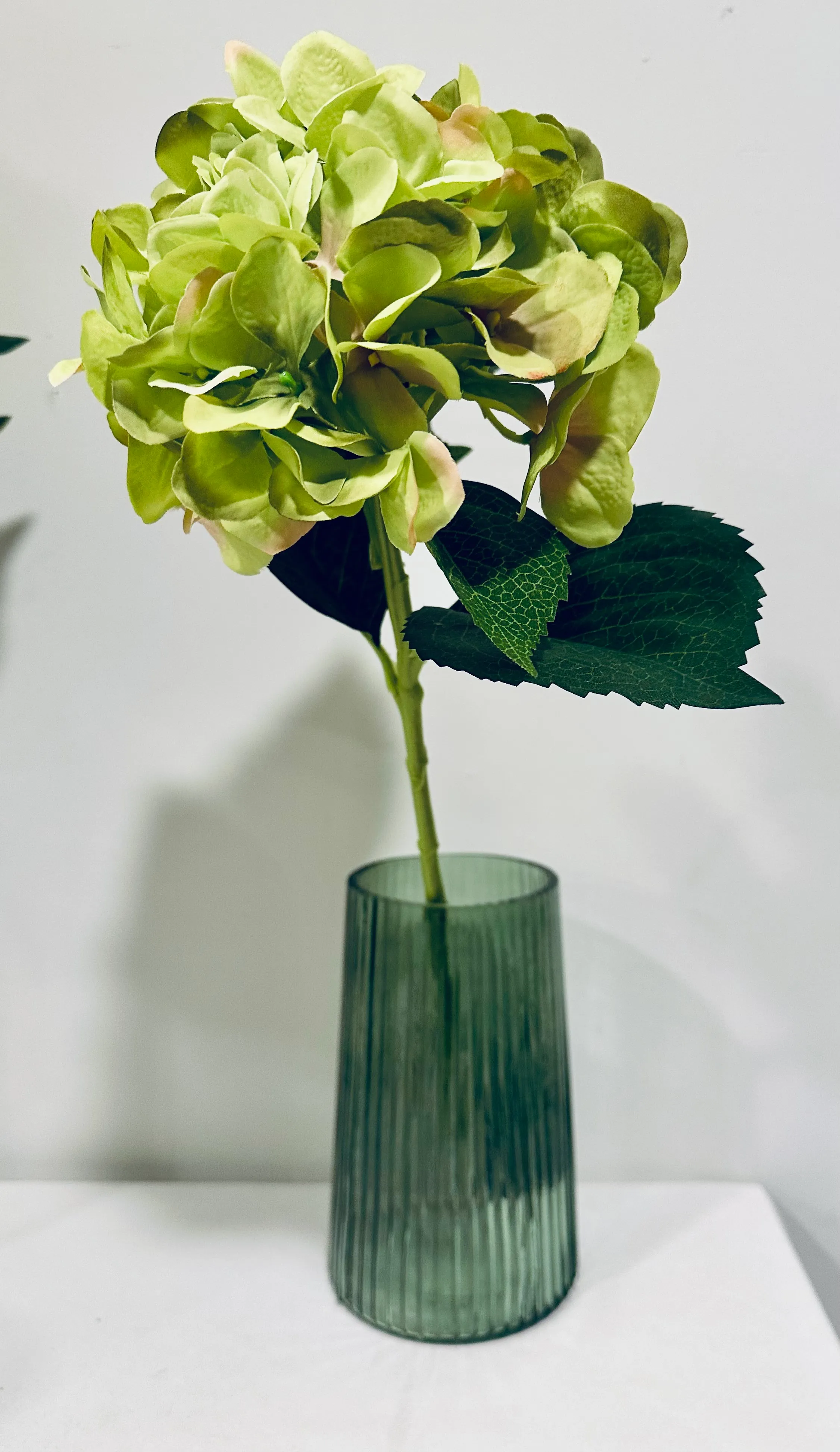  Hortensia vihreä tekokukka