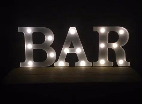 BAR valokirjaimet