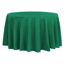 Green 120″ Round Tablecloth