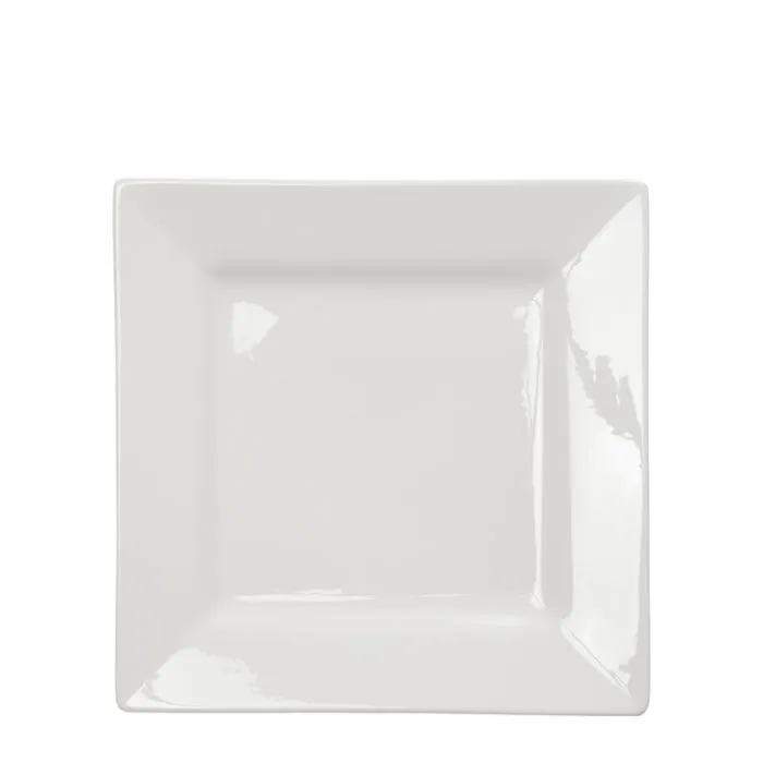 White 10' Square Dinner Plate