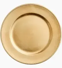 Gold Plate Chargers