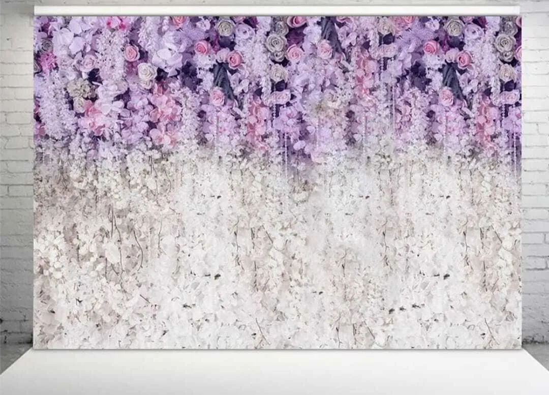 Purple Flower Banner