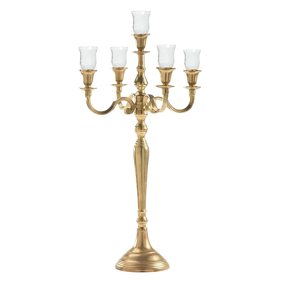 Gold Brass Haven Candelabra