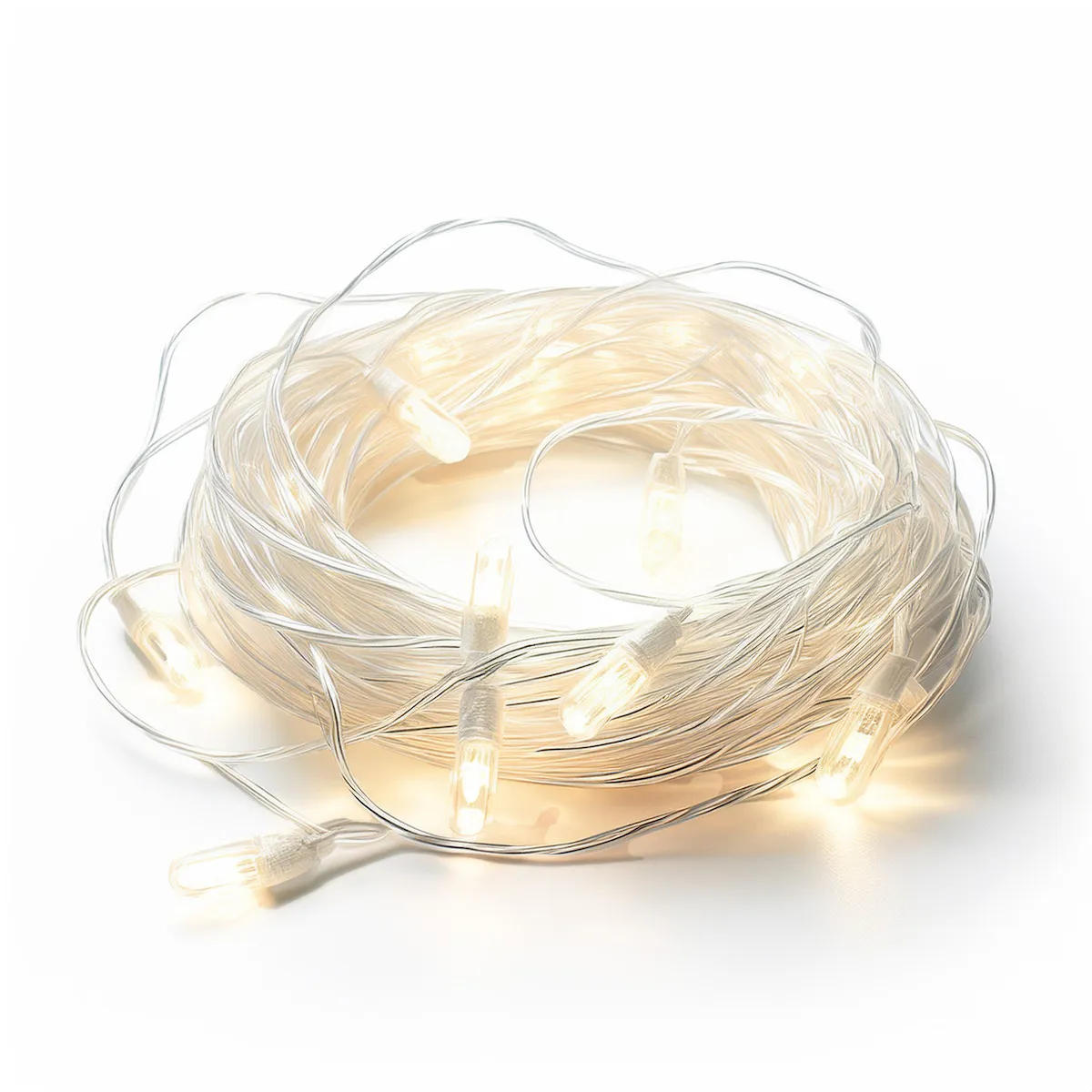 White LED Wrap Fairy Lights (10-Metre)
