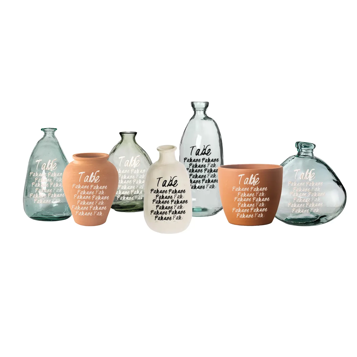 Custom Calligraphy Vases