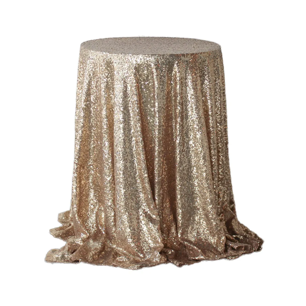Antique Gold Sequin Tablecloth