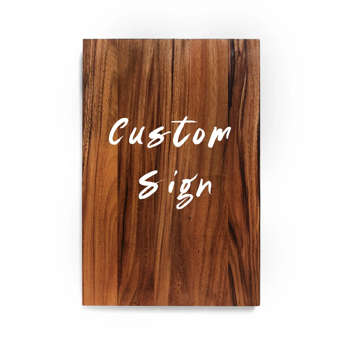 Custom Large Wood Board Sign