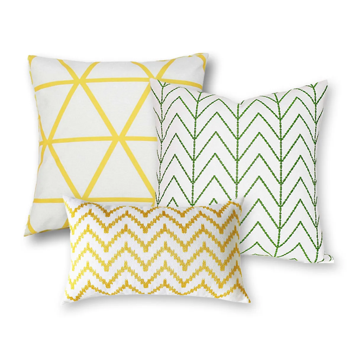 Green & Yellow Lounge Cushions