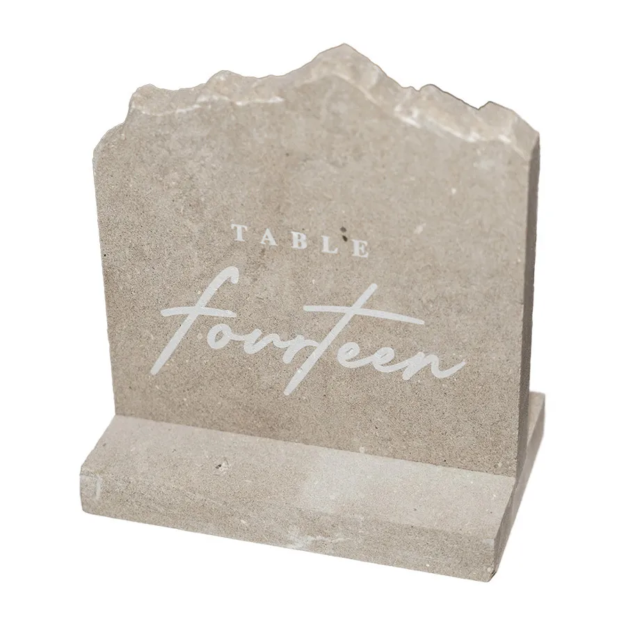 Stone Table Numbers