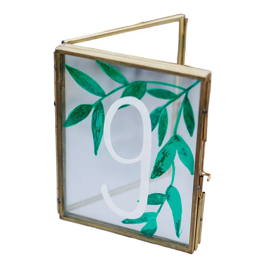 Gold & Green Leaf Frames