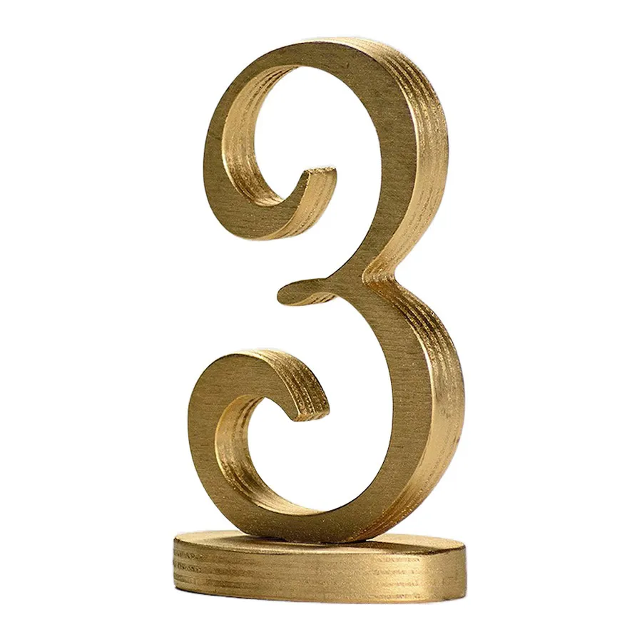 Gold Table Numbers