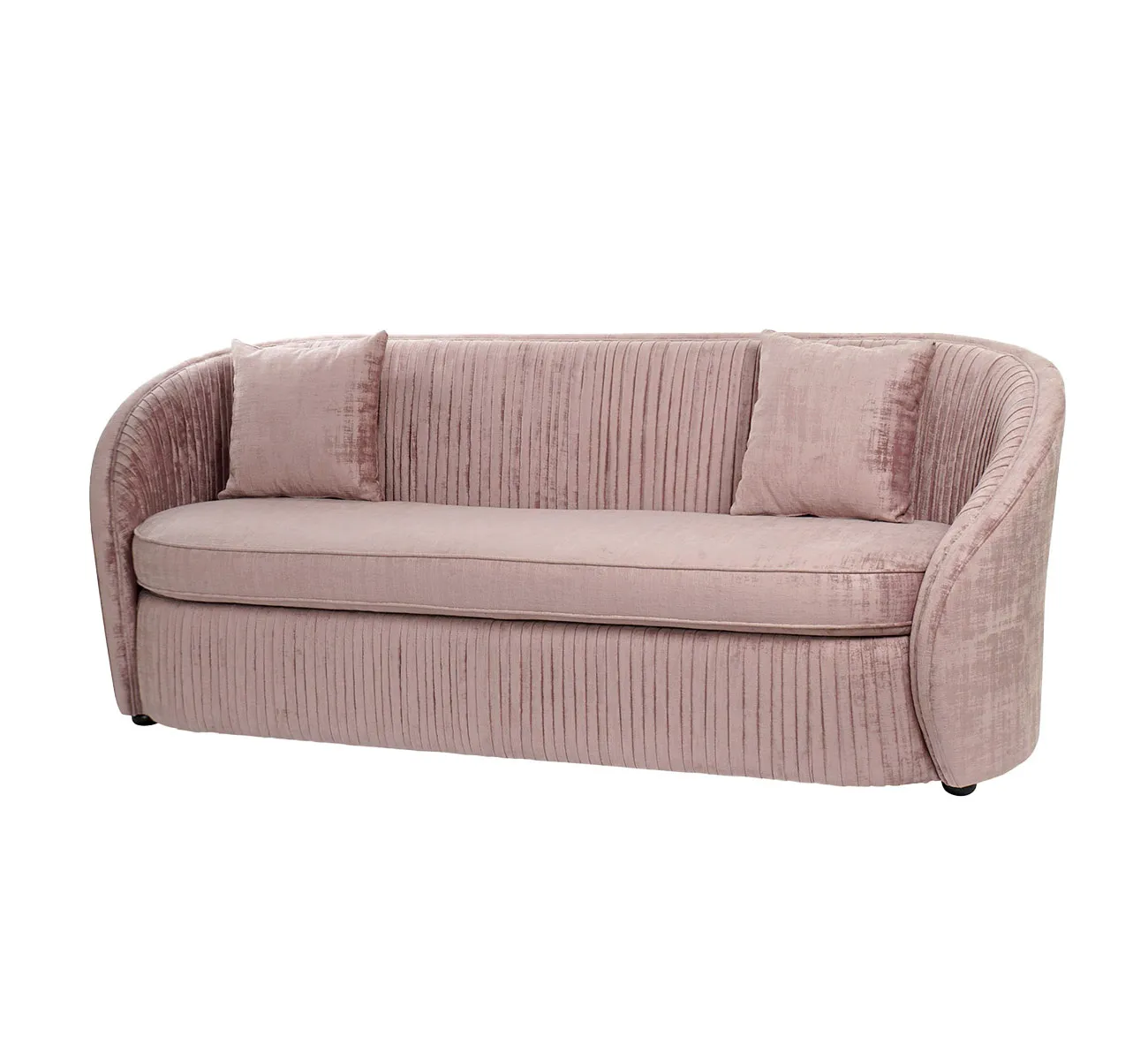 Amara Mauve Velvet Sofa