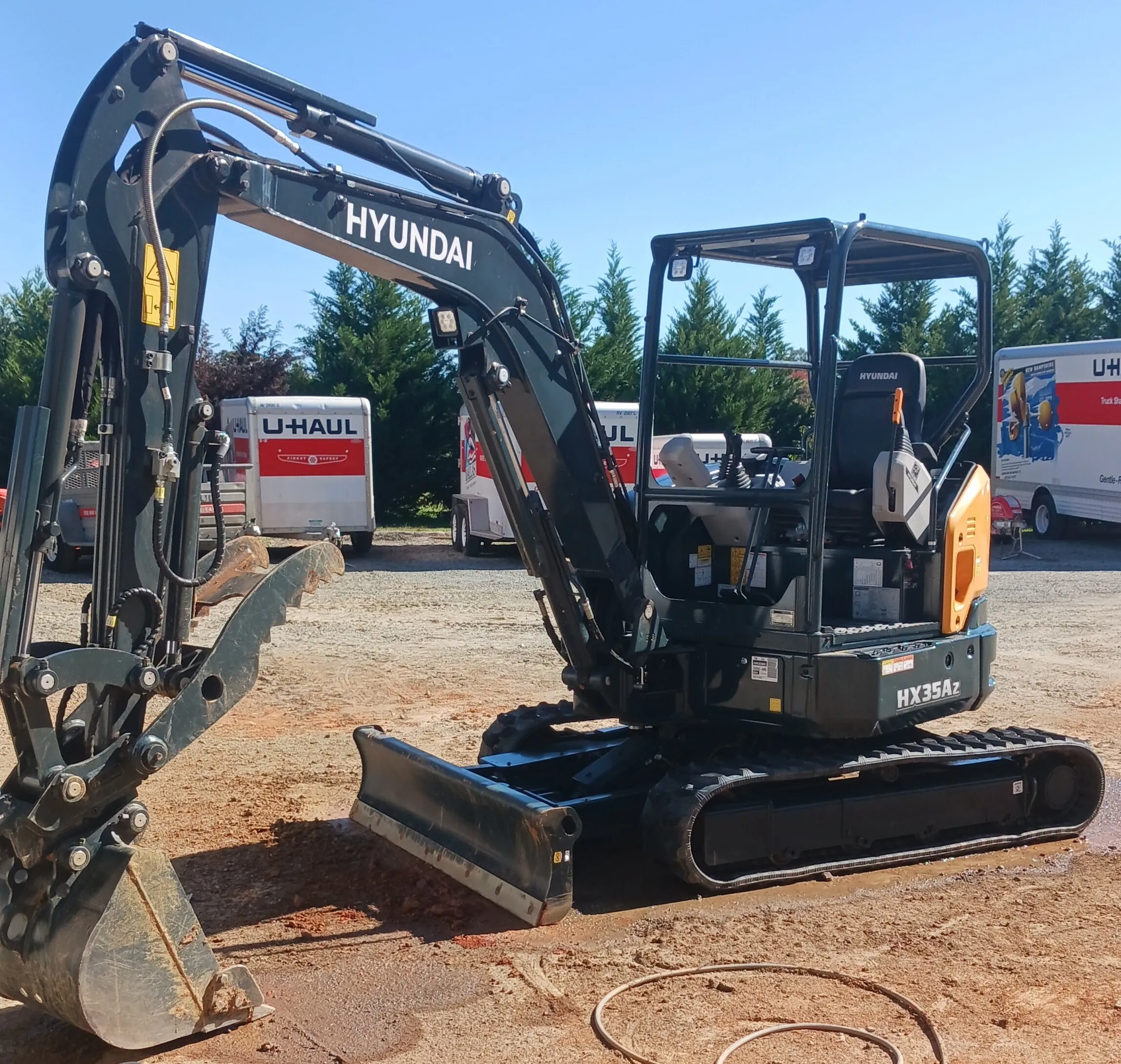 Hyundai Excavator HX35 open cab