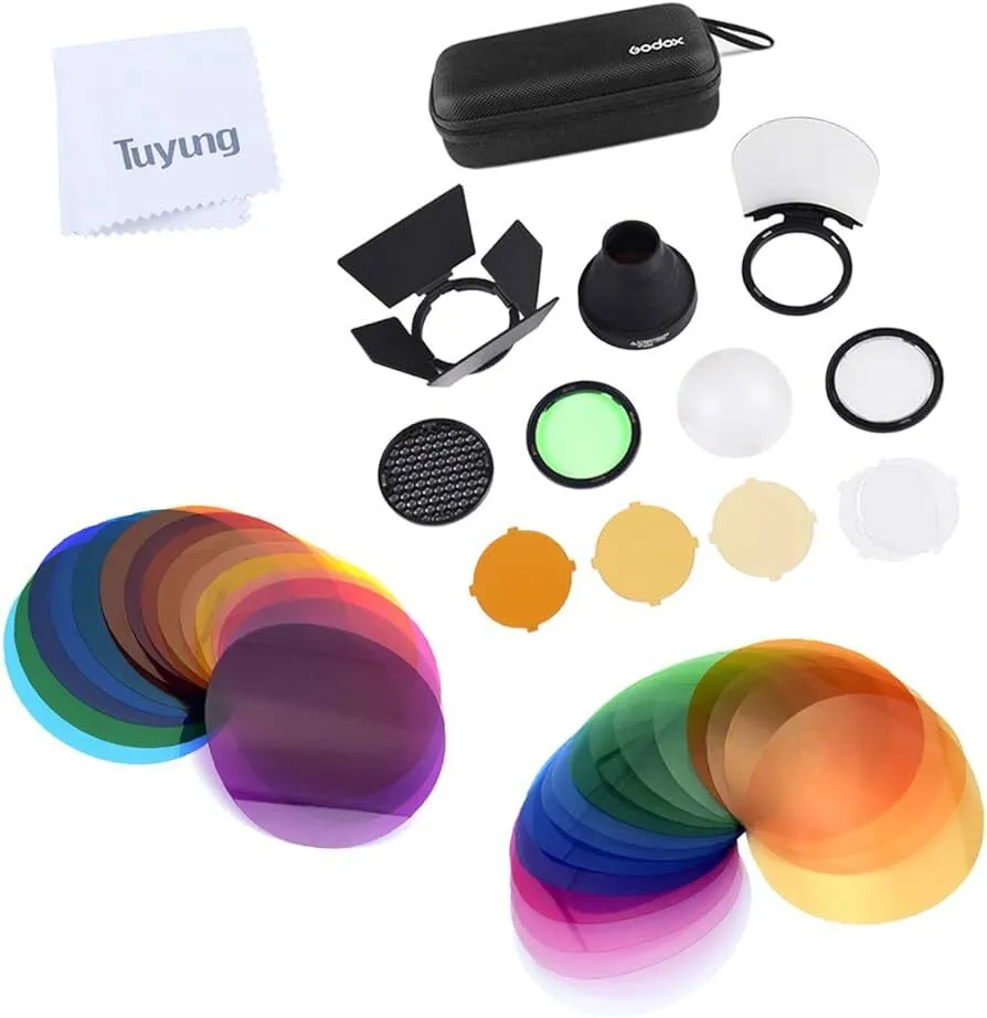 Godox V-11T Color Filter Kit for Round Head Flash