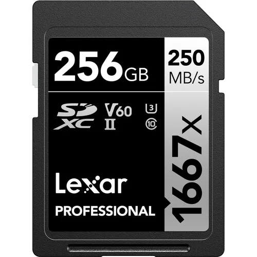 Lexar Silver Series 256GB v60 SD