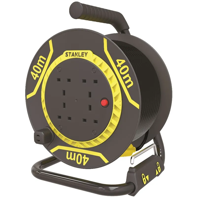 Stanley 4 Socket Cable Reel (40M)
