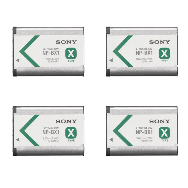 Sony NP-BX1 Battery Power Kit (4 Pack)