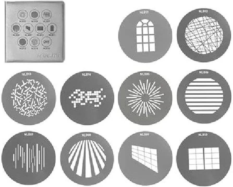 Nanlite AS-GB-B Gobo Kit for Projection Mount (Size B) 