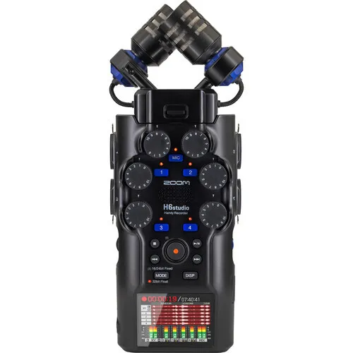 Zoom H6studio Handy Recorder (6-Track / 32-Bit Float)