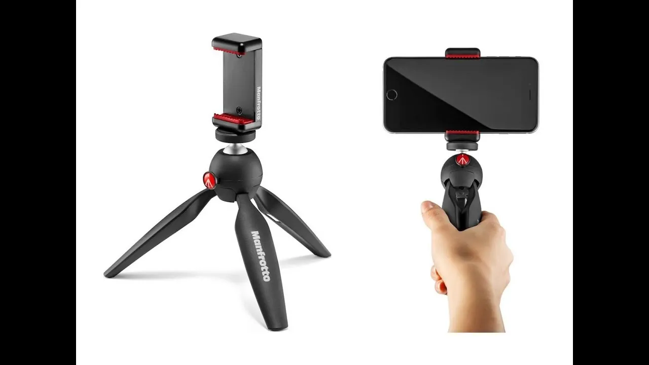 Manfrotto Pixi Mini Tripod with Smartphone Clamp