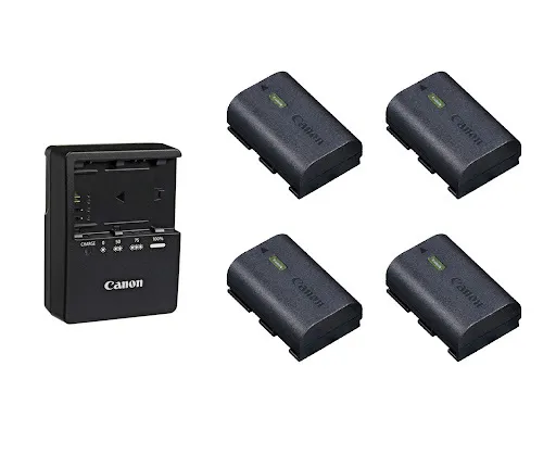 Canon LP-E6NH Battery Power Kit (4 Pack)