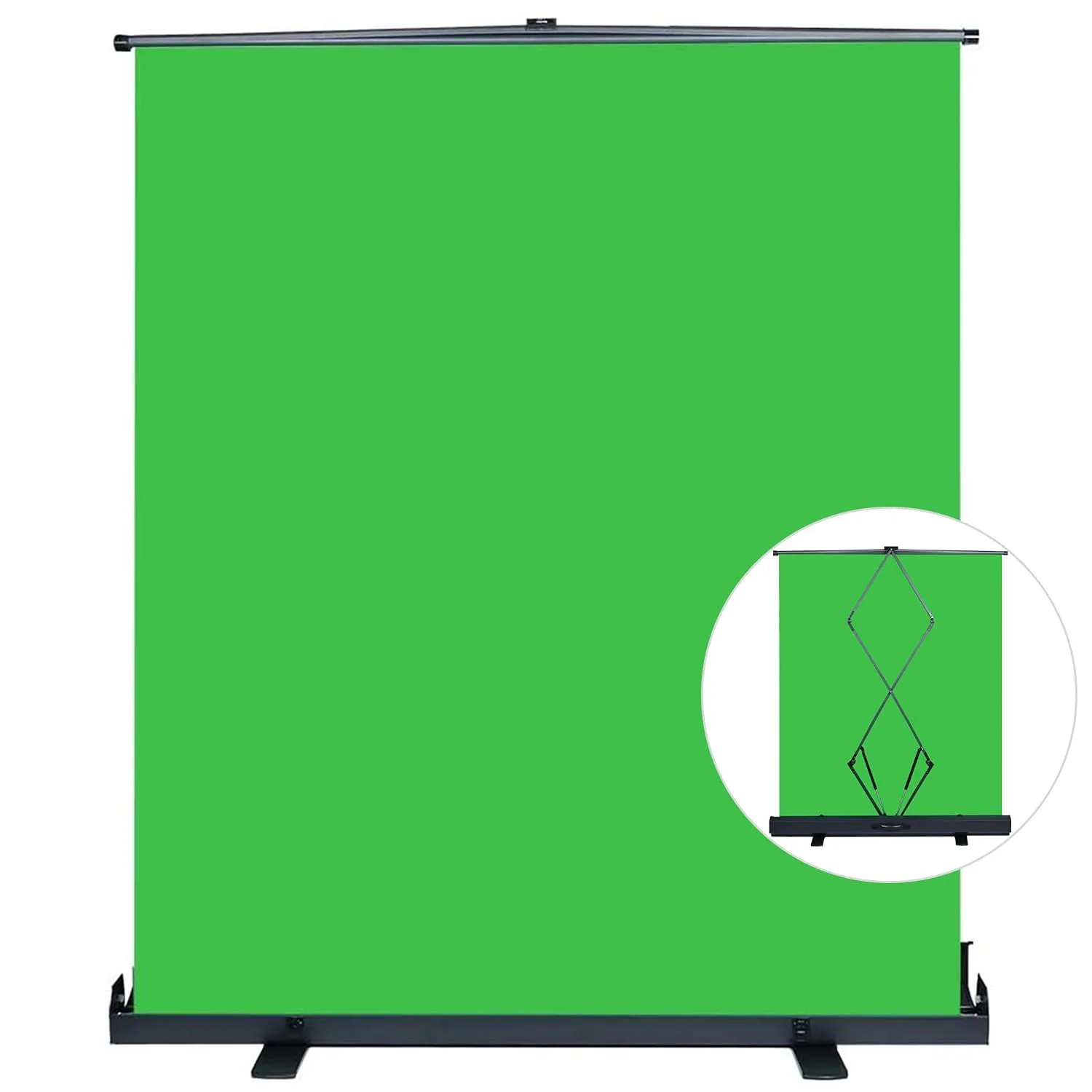 Collapsible Chroma Key Green Screen Backdrop Panel (1.48 x1.8m)