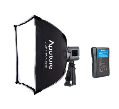 Amaran COB 60x S Run and Gun Kit (Lightbox 45x45)