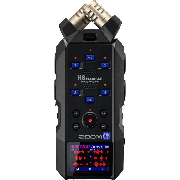 Zoom H6essential Handy Recorder (6 Track / 32 Bit Float)