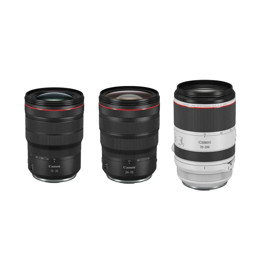 Canon RF Holy Trinity f/2.8 Zoom Lens Kit