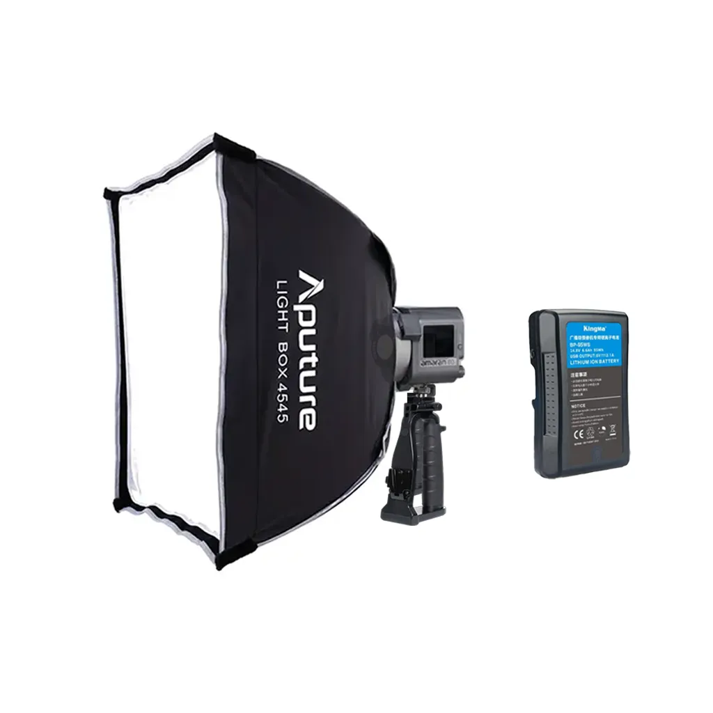 Amaran COB 60d S Run and Gun Kit (Lightbox 45x45)