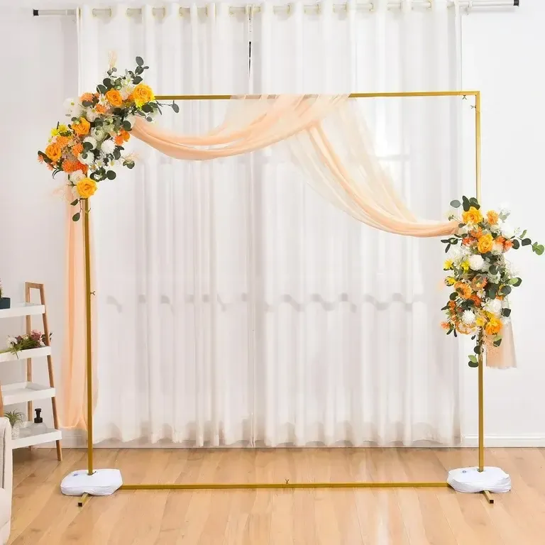Gold Square Backdrop Stand
