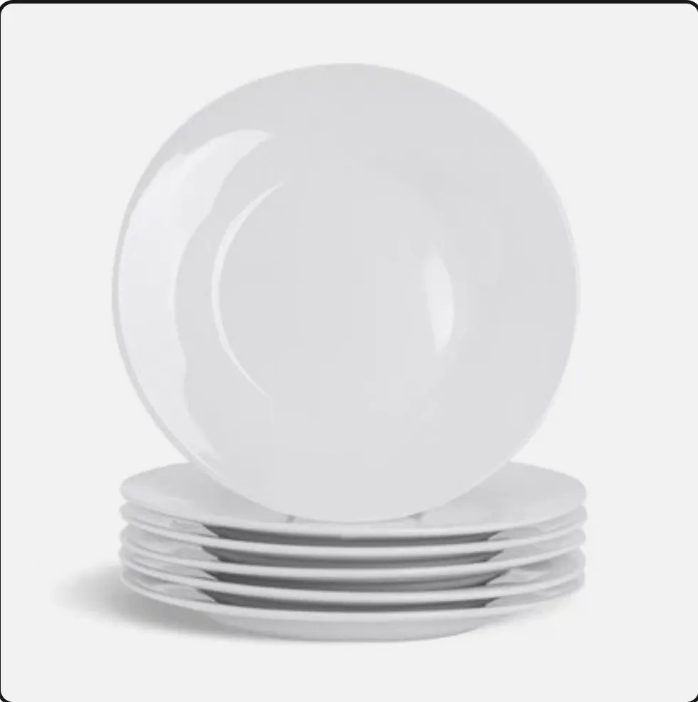 Side plate, white, 19 cm (7 ½ ")