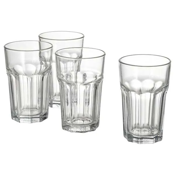 Glass, clear glass, 35 cl (12 oz) Drinking Glasses 