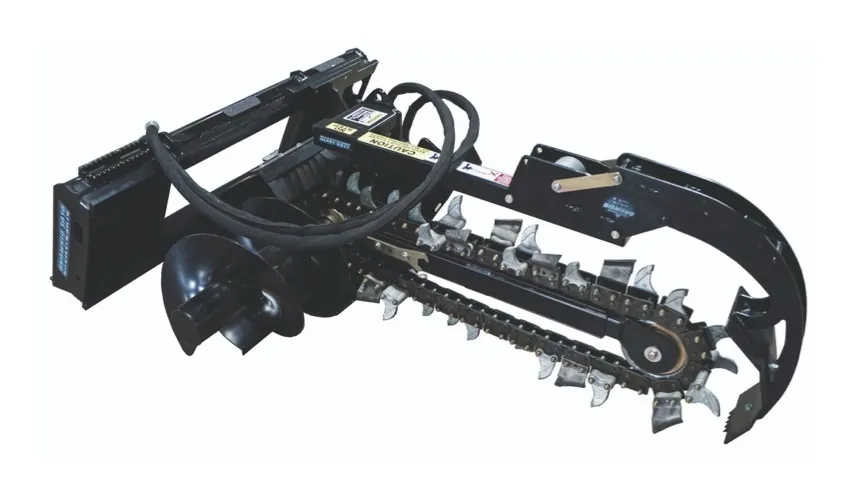 Trencher Attachment for Skid Steer