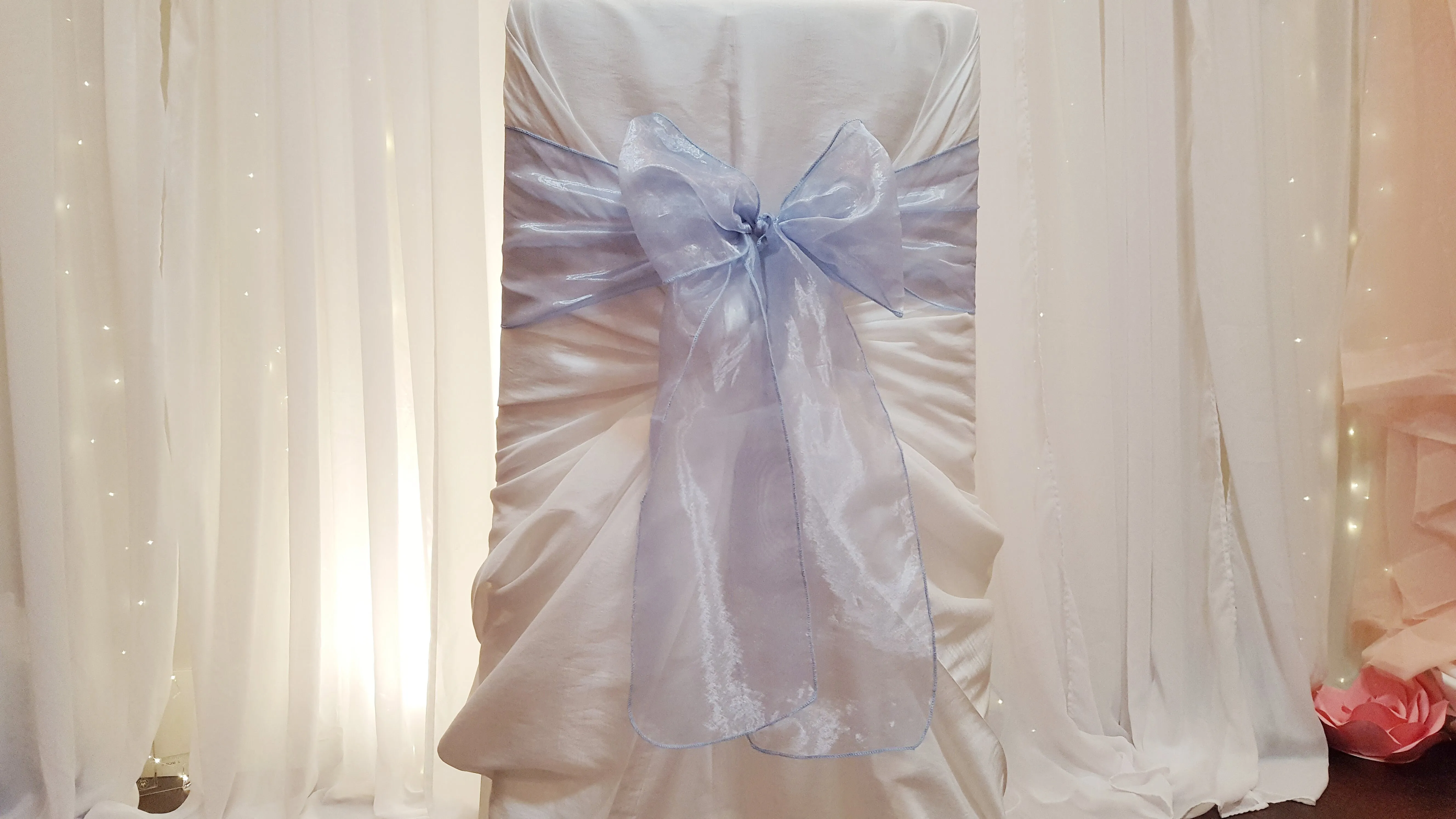 Sash - Organza - Periwinkle