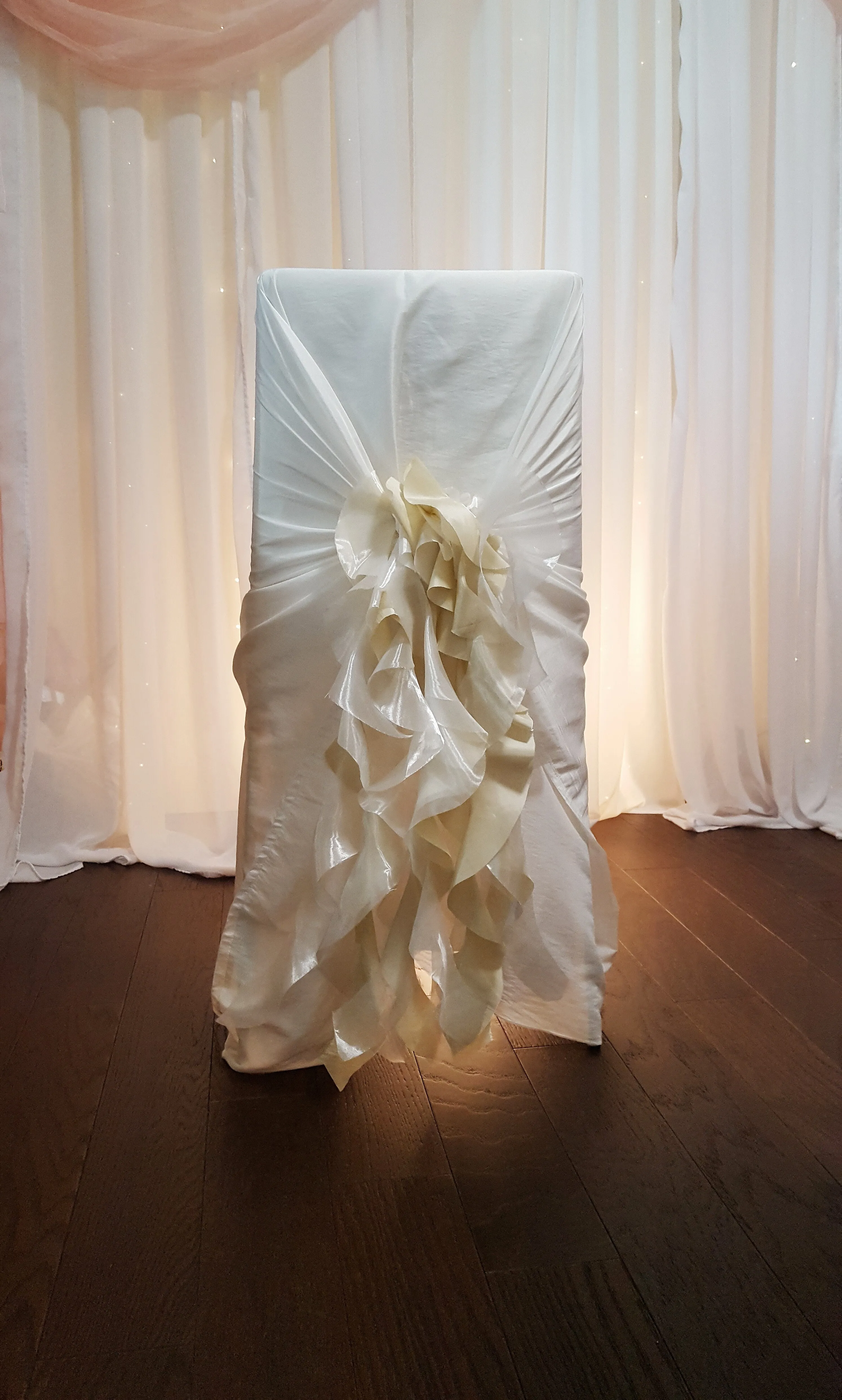 Sash - Ruffle - Ivory
