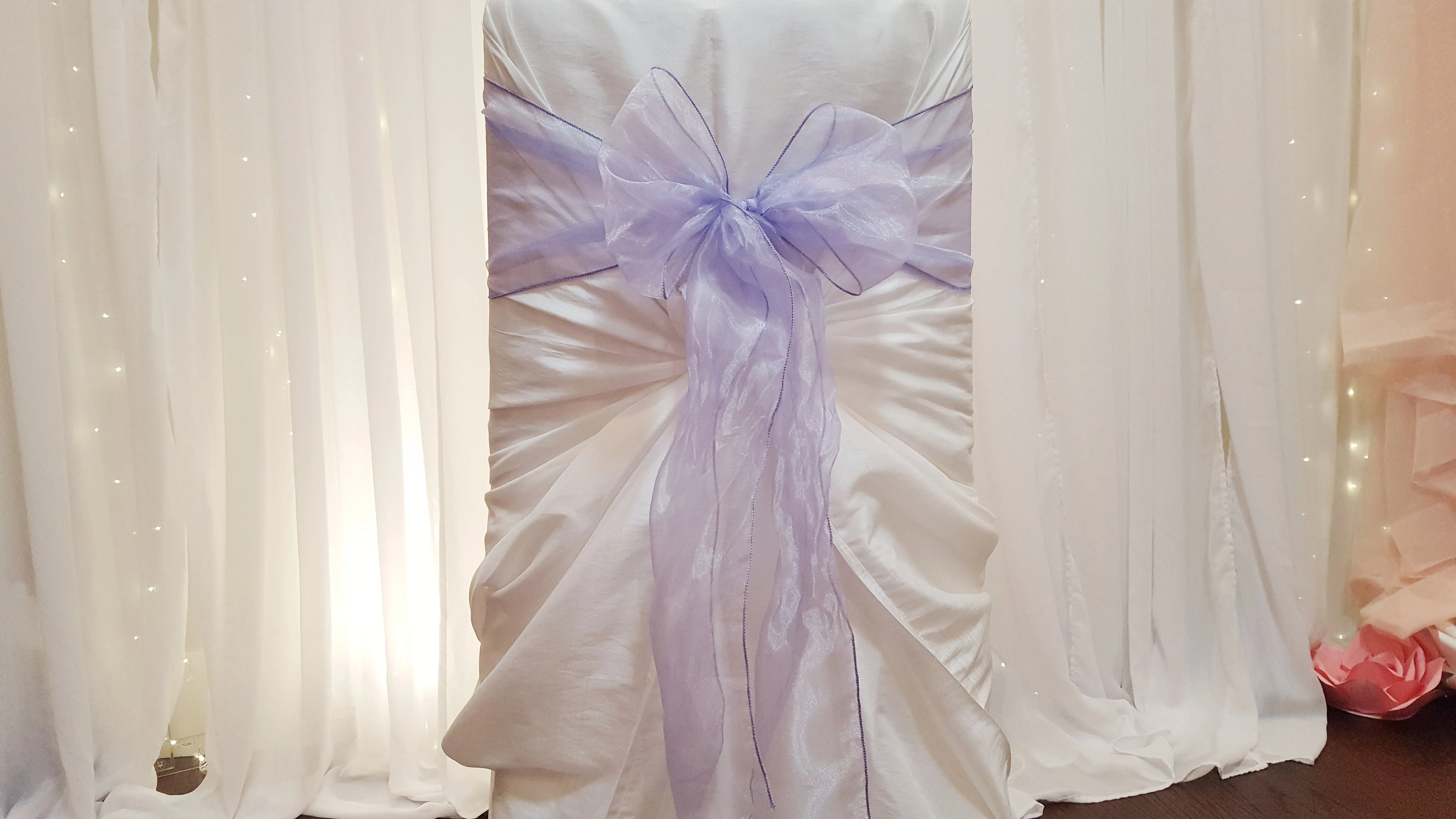 Sash - Organza - Lilac
