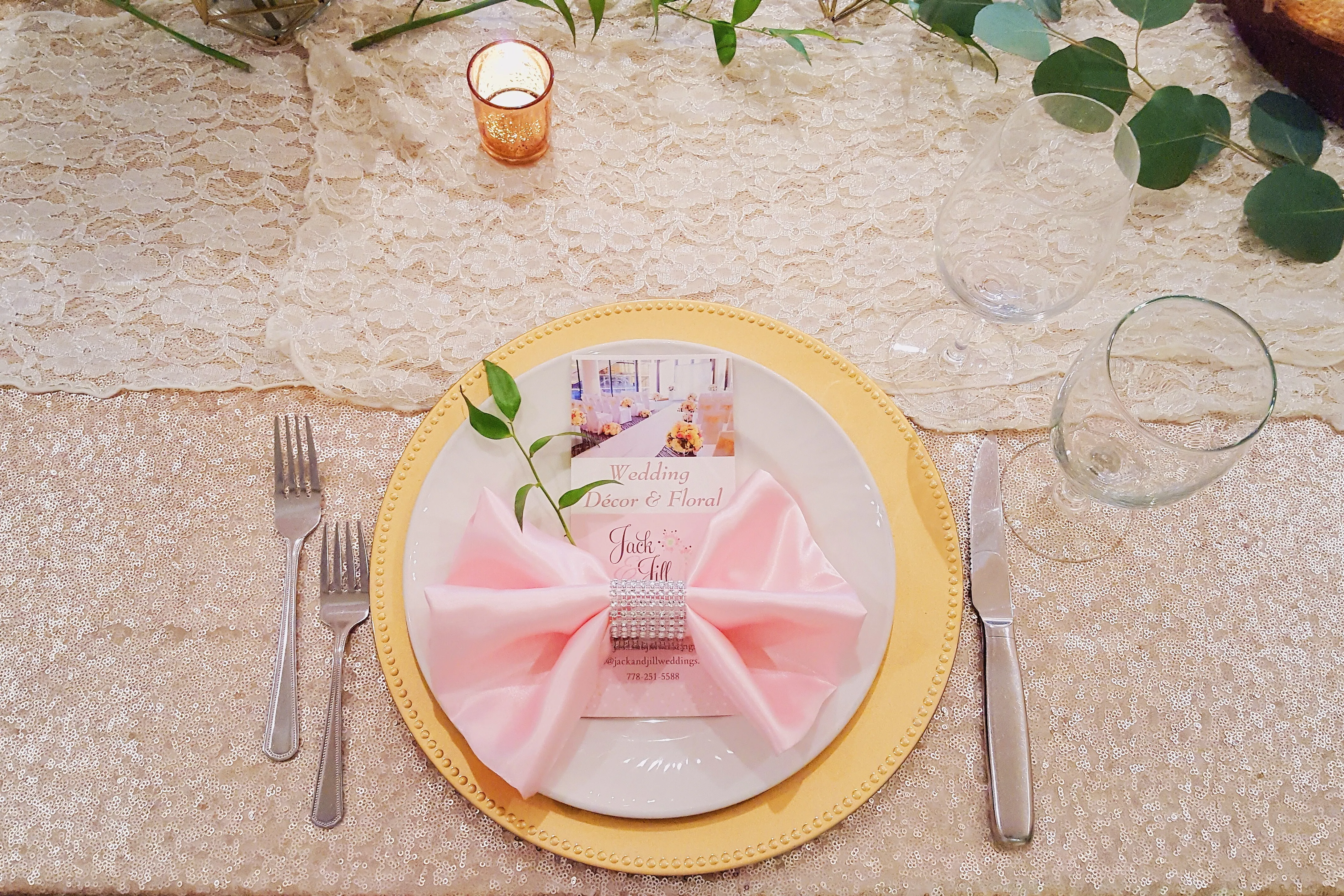 Table Decor - Charger Plate - Gold