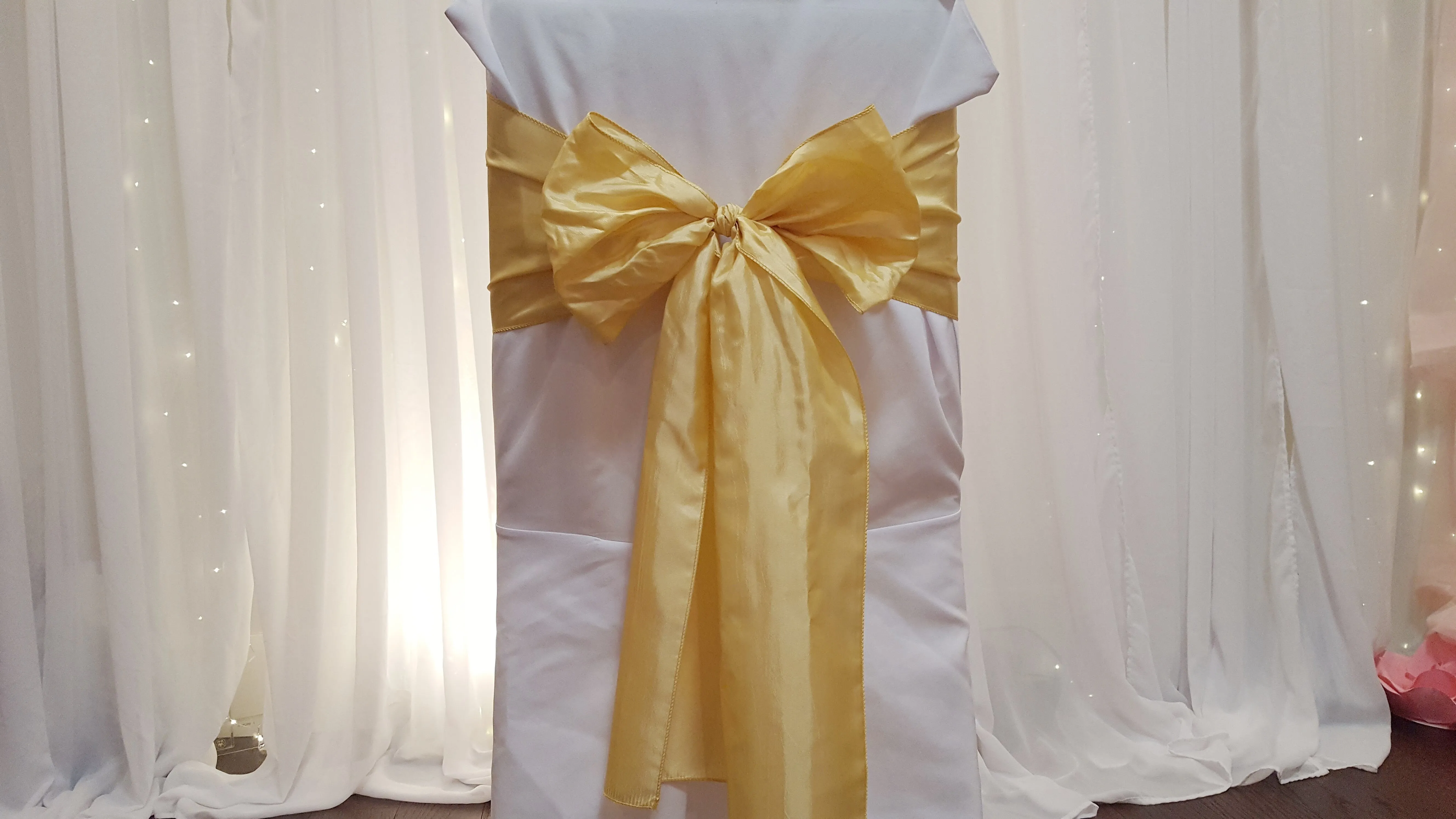 Sash - Taffeta - Lemon