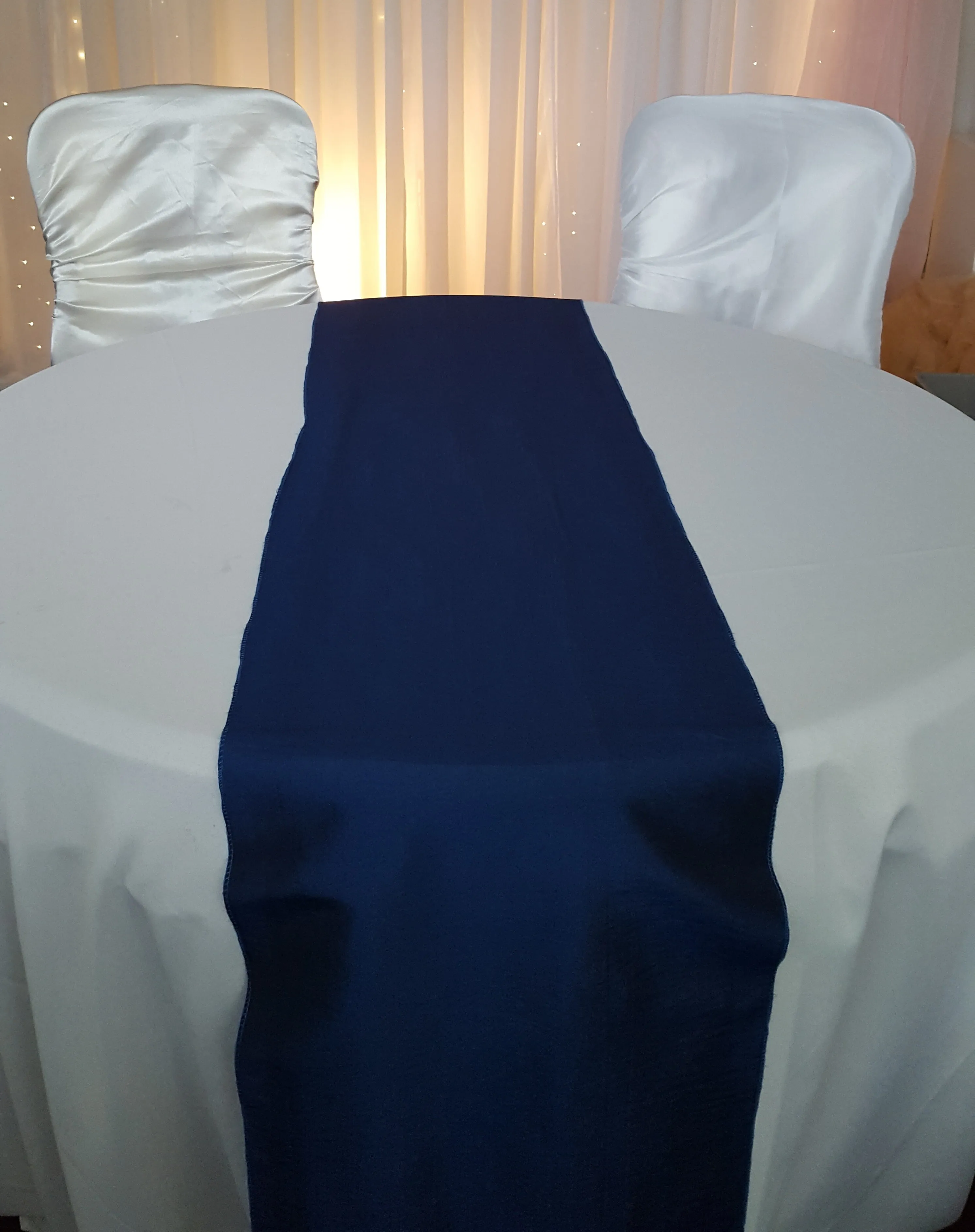 Table Runner - Taffeta - Navy