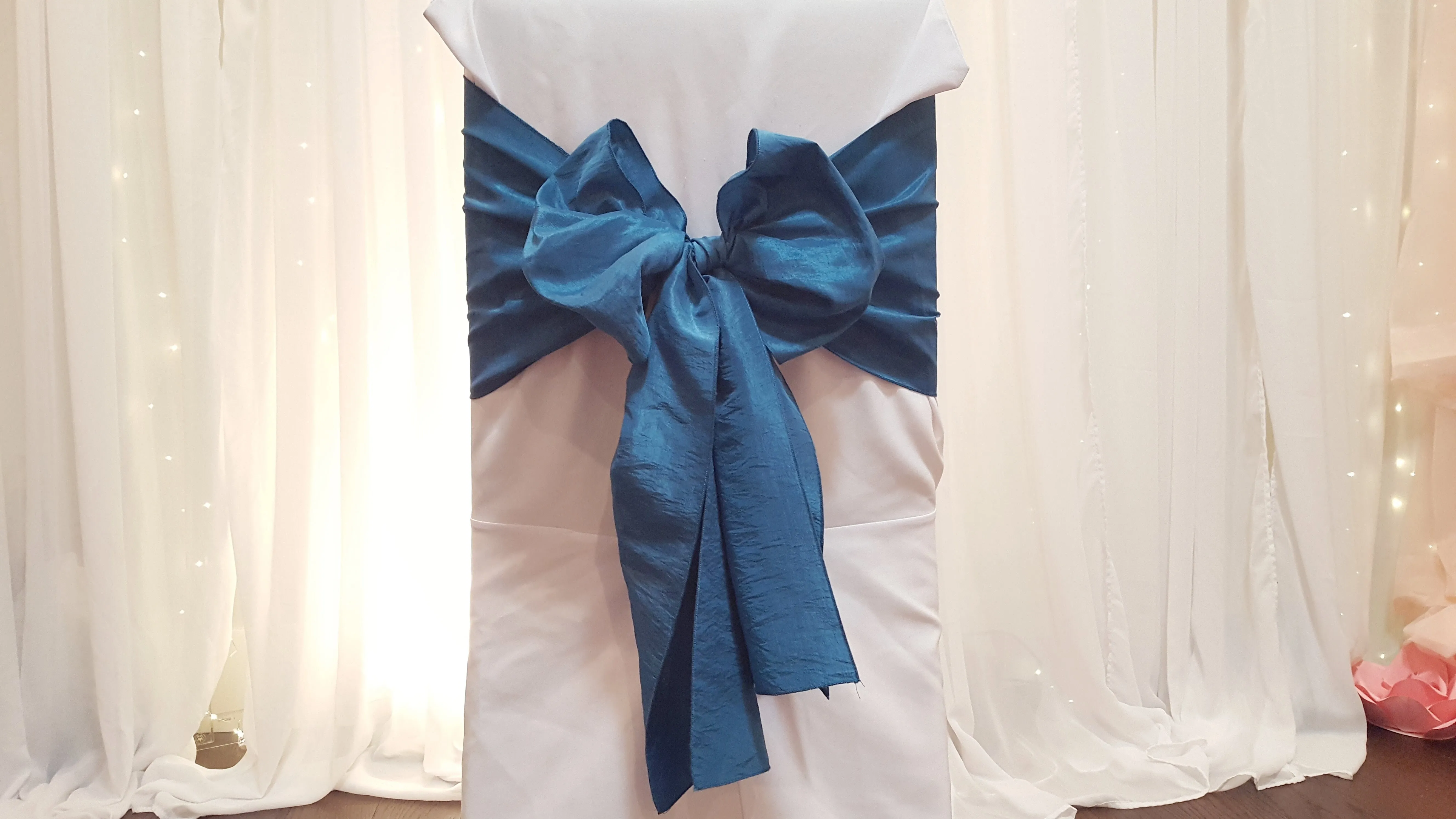 Sash - Taffeta - Teal