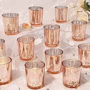 Candle Holder - Rose Gold Votive