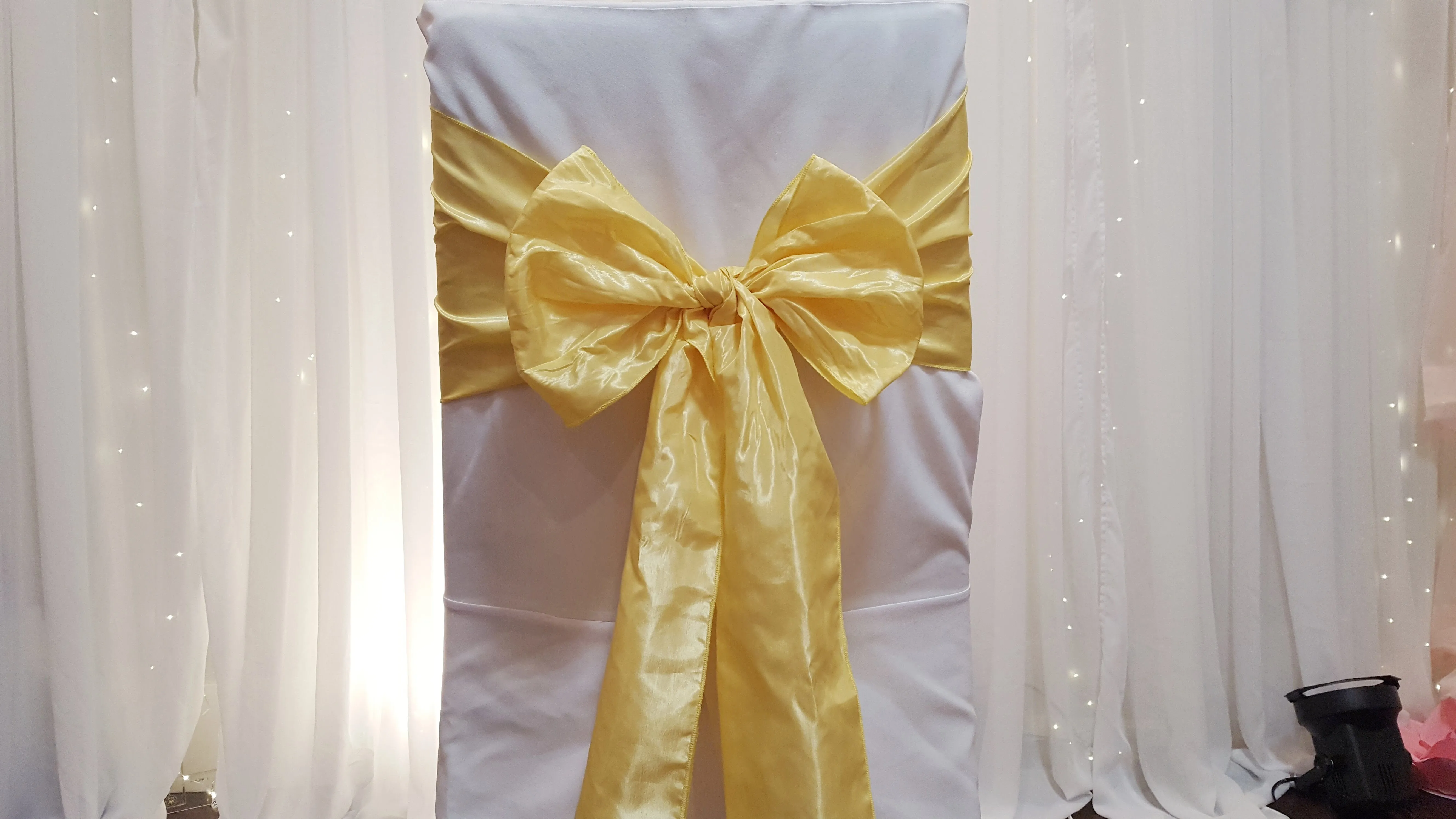 Sash - Taffeta - Yellow